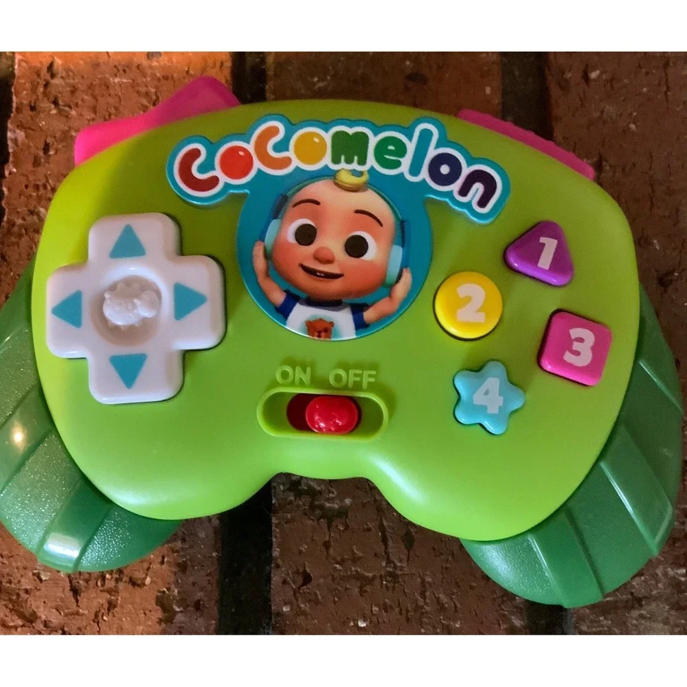 Cocomelon JJ Learning Video Game Controller Toy Green Toddler Educational Sound